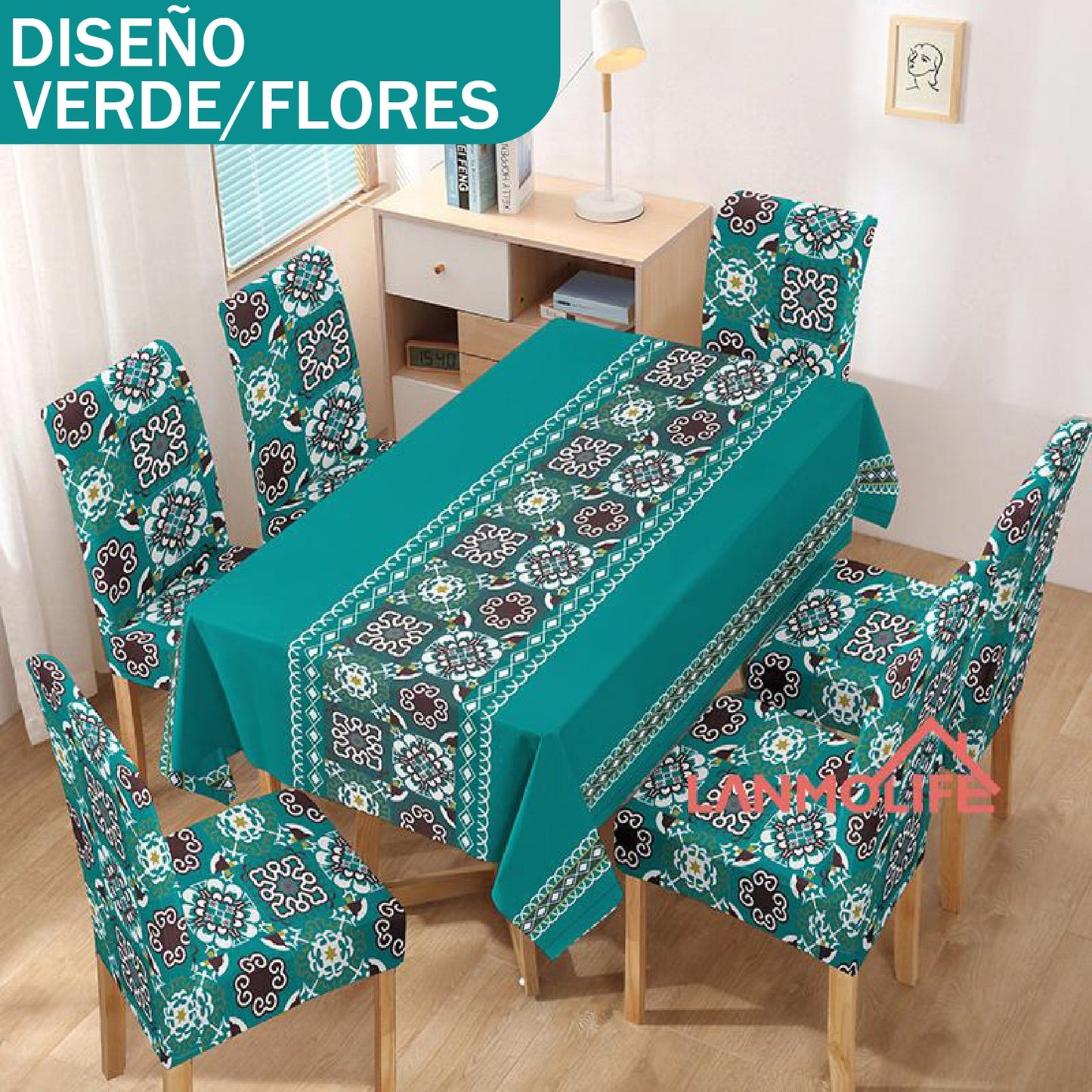 FUNDAS PARA JUEGOS DE COMEDOR + MANTEL
