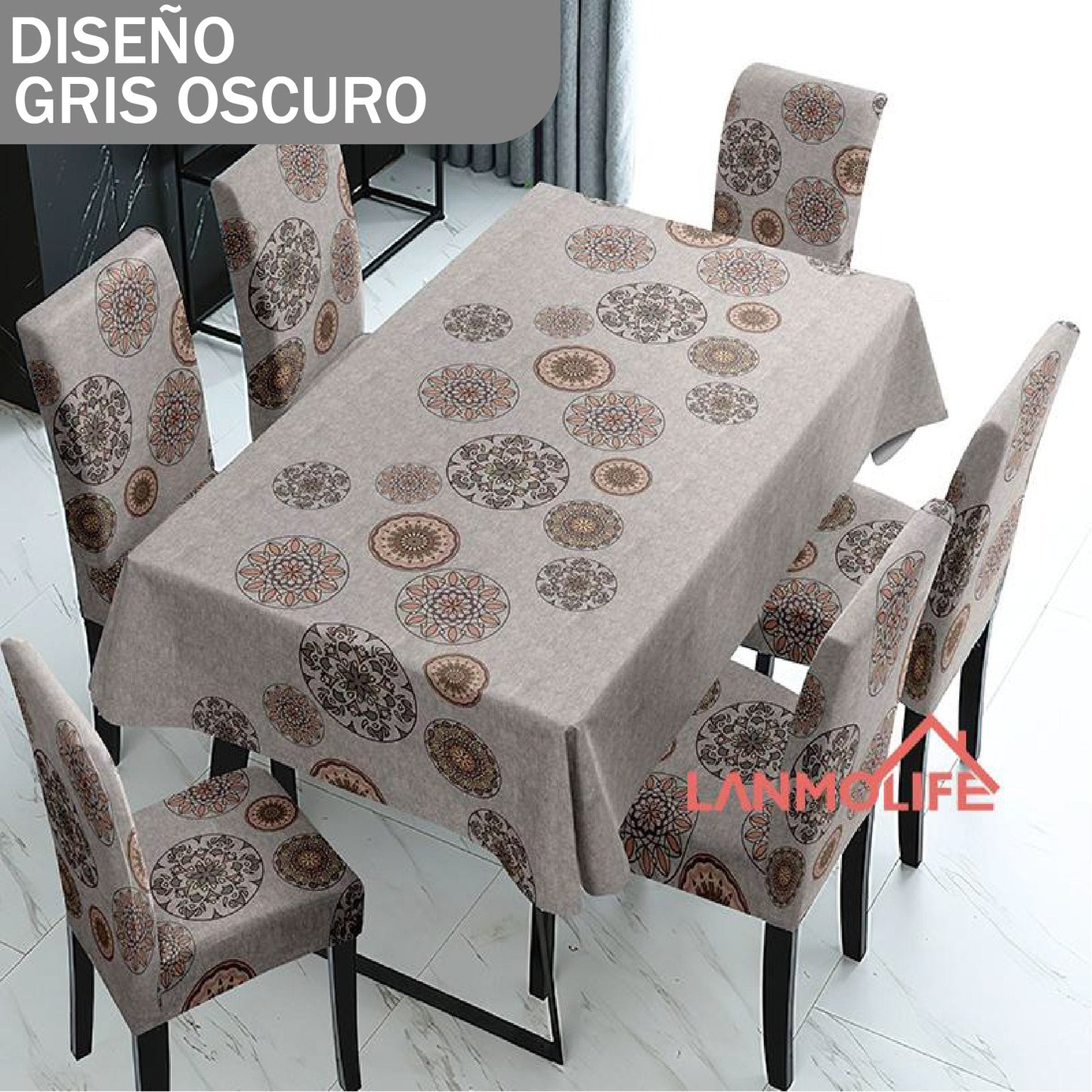 FUNDAS PARA JUEGOS DE COMEDOR + MANTEL