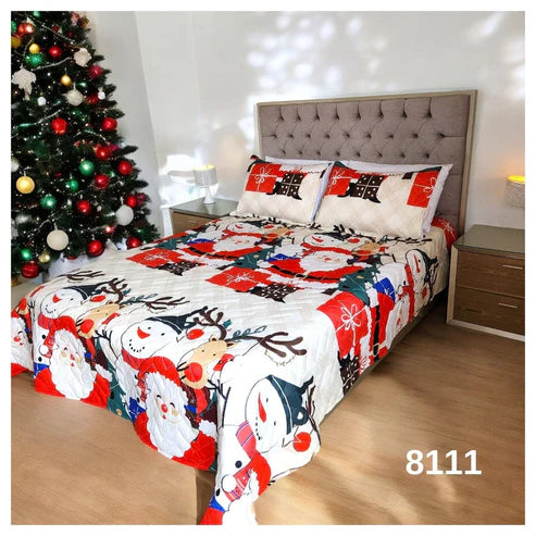 EDREDONES NAVIDEÑOS 🎅 (anti fluidos ) IMPERMEABLES 🌐⛄🎄