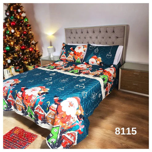 EDREDONES NAVIDEÑOS 🎅 (anti fluidos ) IMPERMEABLES 🌐⛄🎄