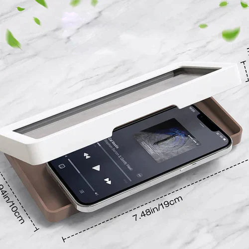 SOPORTE DE CELULAR PARA EL BAÑO Y COCINA RESISTENTE AL AGUA ORIGINAL® | ⭐⭐⭐⭐⭐