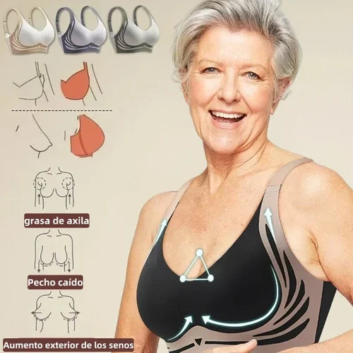 Sujetador con soporte superior inalámbrico👍No más senos caídos