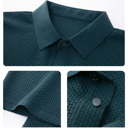 CAMISETA POLO EN SEDA HELADA
