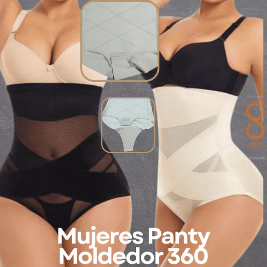 MUJER PANTY CRUZADO 360 (CON BROCHES PARTE INTIMA)