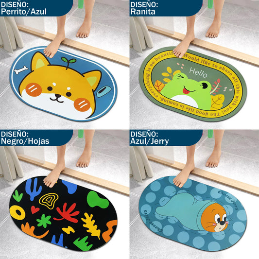 TAPETE ANIMADO BAÑO ALFOMBRA ABSORBENTE | ORIGINAL ⭐⭐⭐⭐⭐