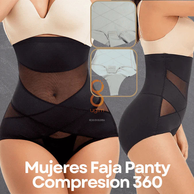 MUJER PANTY CRUZADO 360 (CON BROCHES PARTE INTIMA)