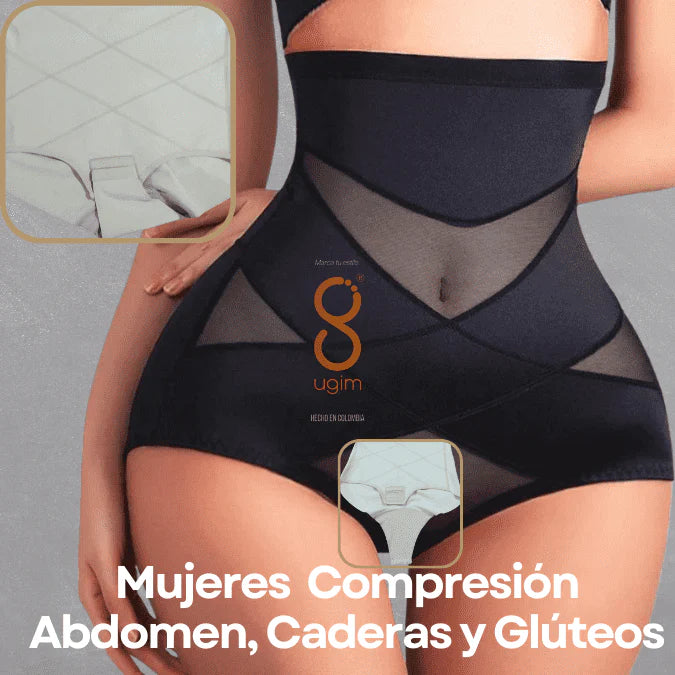 MUJER PANTY CRUZADO 360 (CON BROCHES PARTE INTIMA)