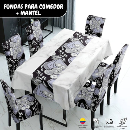 FUNDAS PARA JUEGOS DE COMEDOR + MANTEL