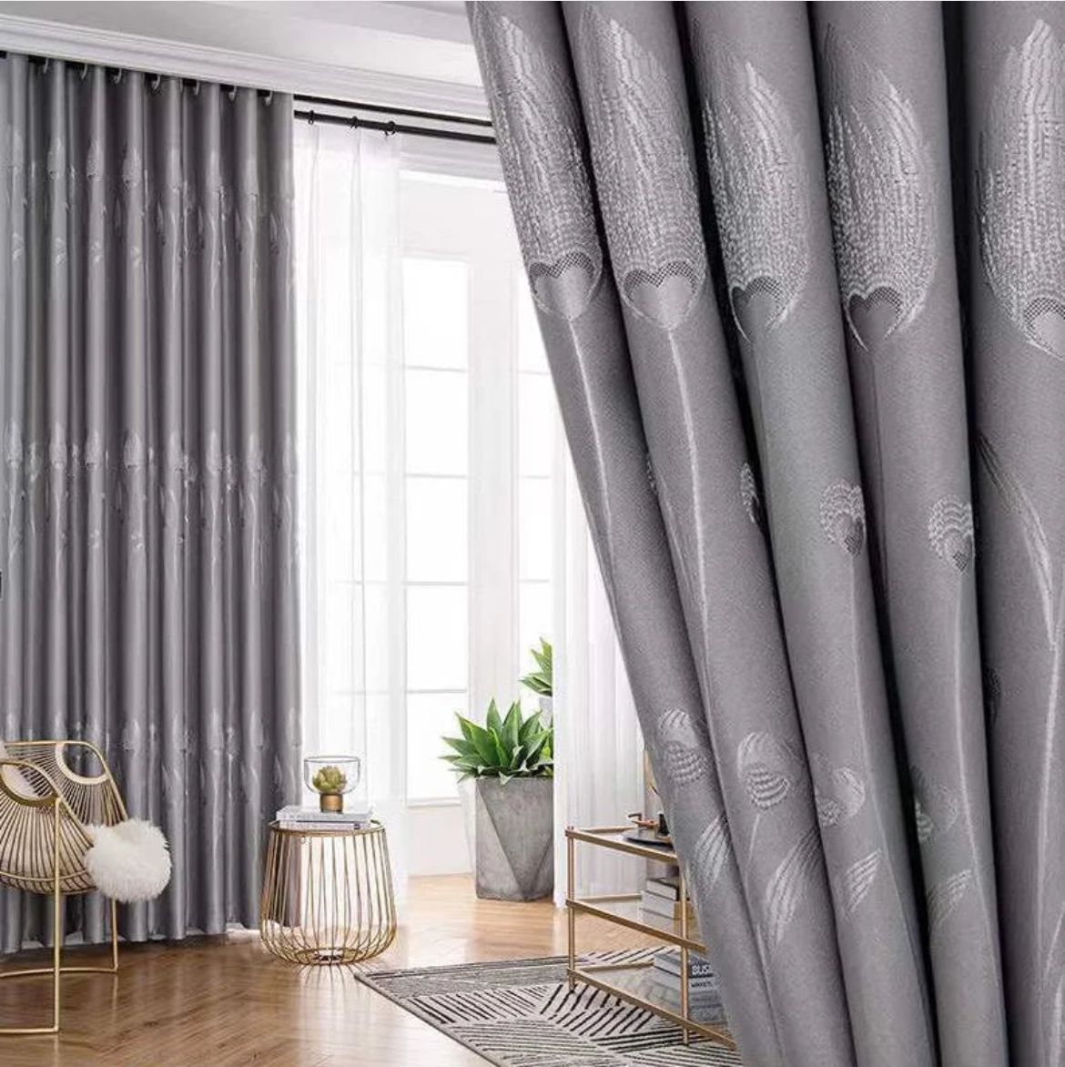 CORTINAS PREMIUM ANTILUZ + VELOS UV no mas rayos de sol medidas 280 CM ANCHO X 220 CM ALTO (2 cortinas + 2 velos)