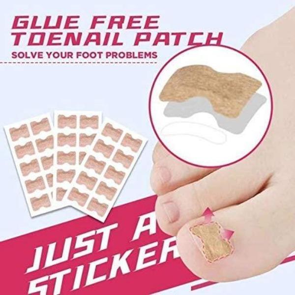 Parche para uñas de los pies sin pegamento (50 uds.)