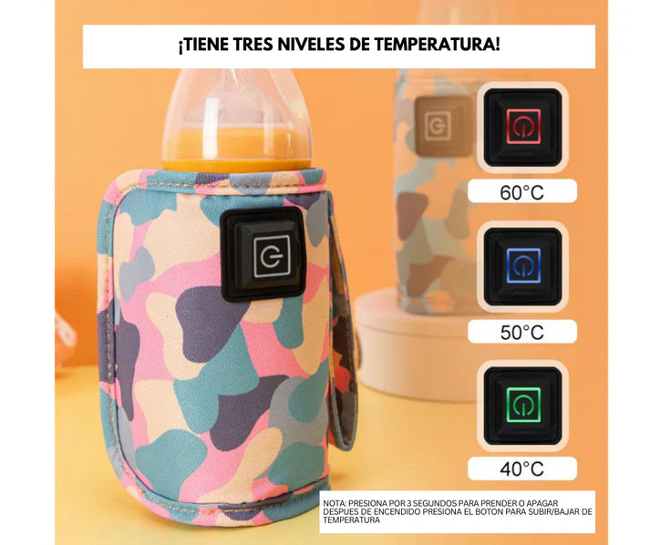 Calentador portátil  para teteros USB