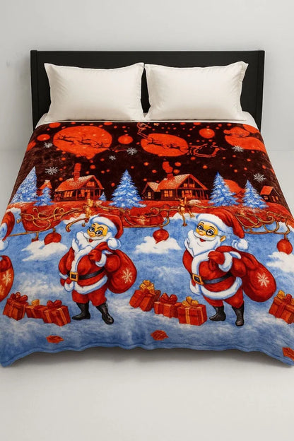 COBIJA PREMIUM NAVIDEÑA !PAGA 1 LLEVA 2!